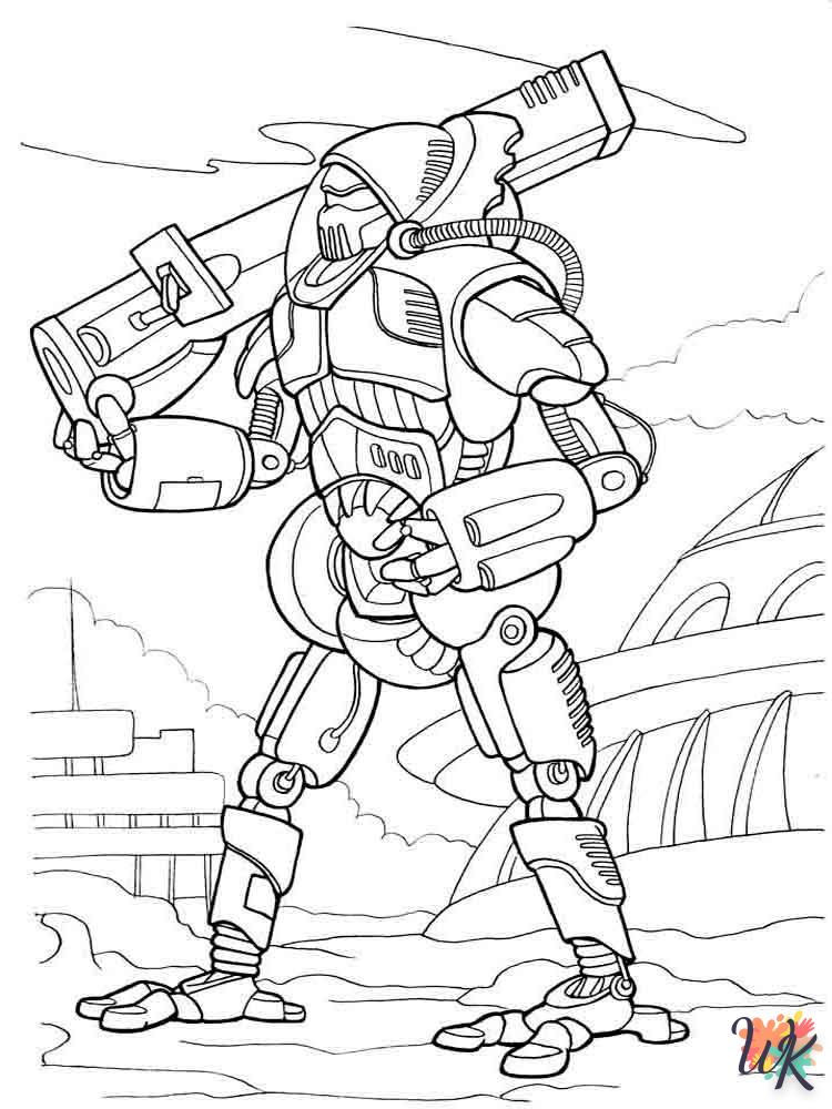 coloriage Robot  en ligne gratuit