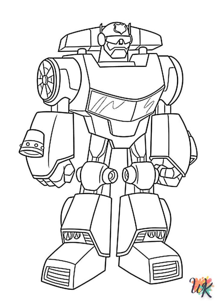 à imprimer coloriage Robot