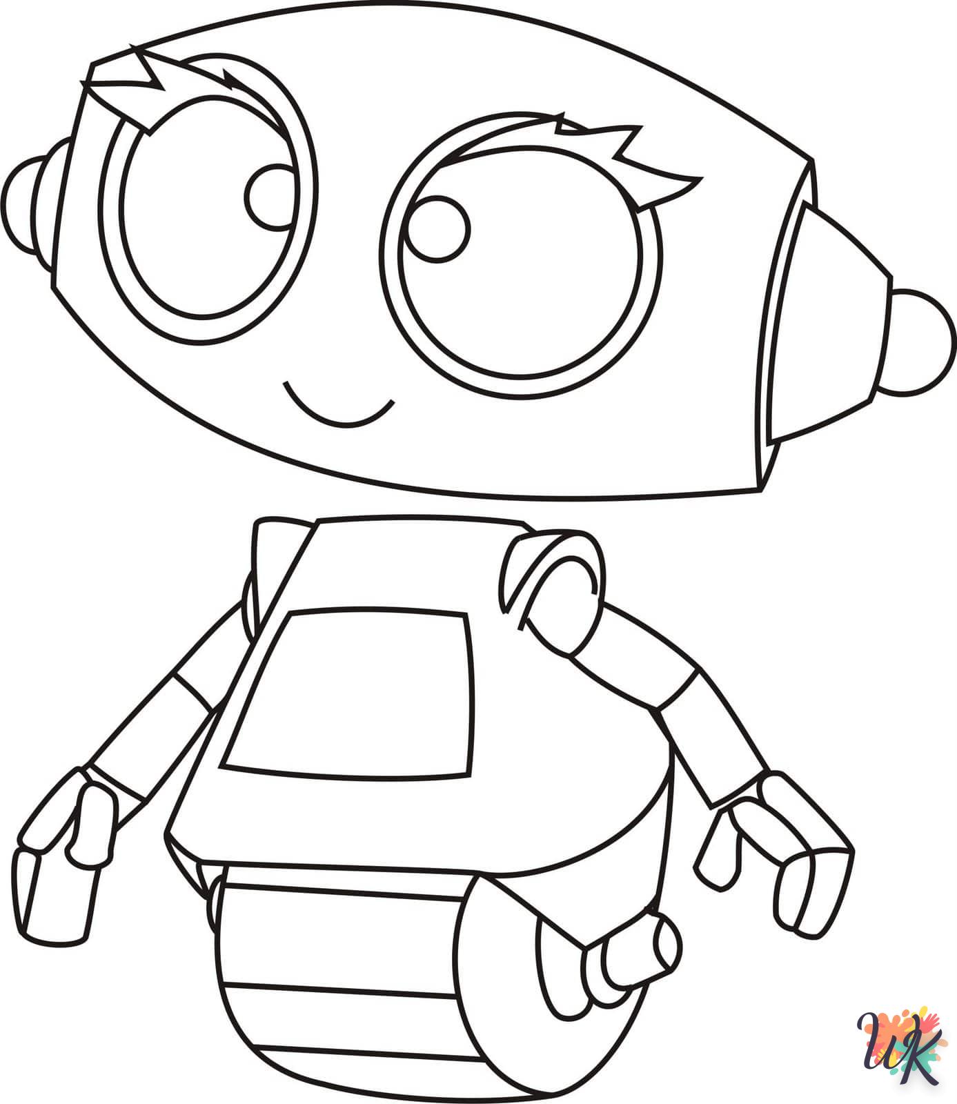 coloriage Robot  pour enfants