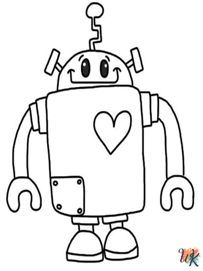 coloriage Robot  pour enfant a imprimer gratuit