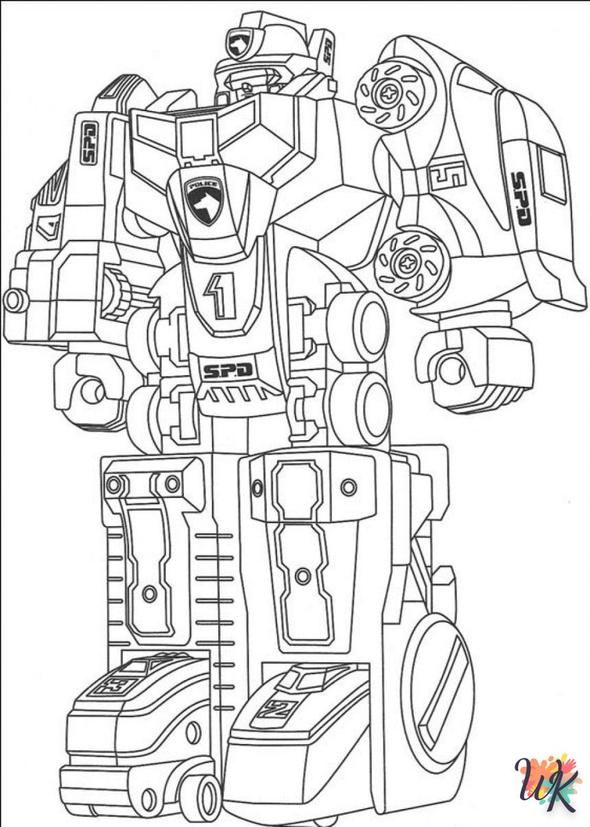 coloriage Robot  a imprimer enfant 10 ans