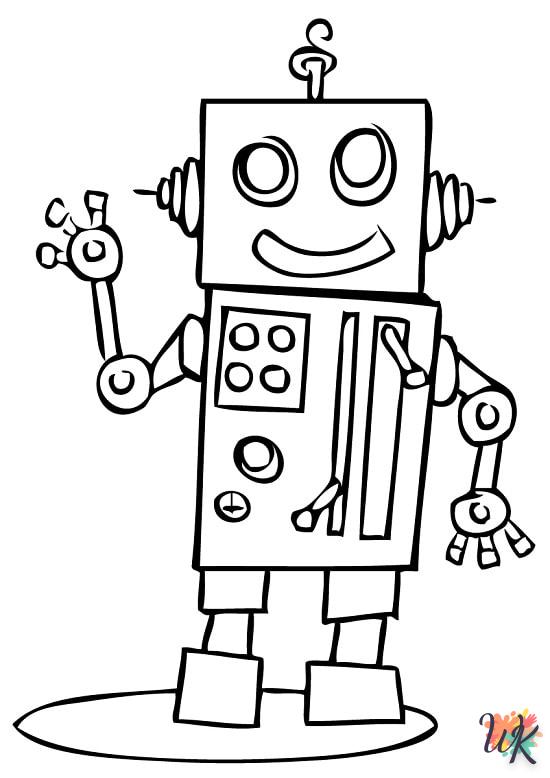 coloriage Robot  et dessins