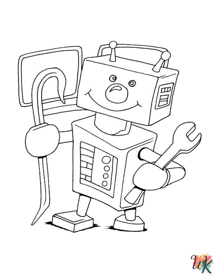 coloriage Robot  sonic en ligne gratuit à imprimer