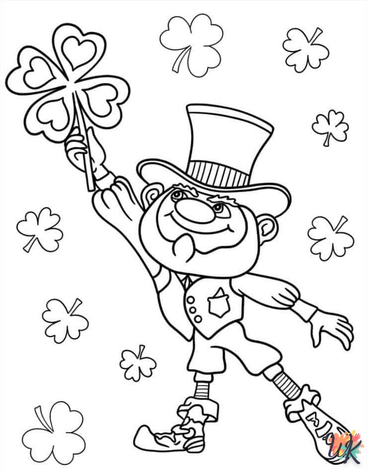 coloriage Saint Patrick  en ligne avengers gratuit