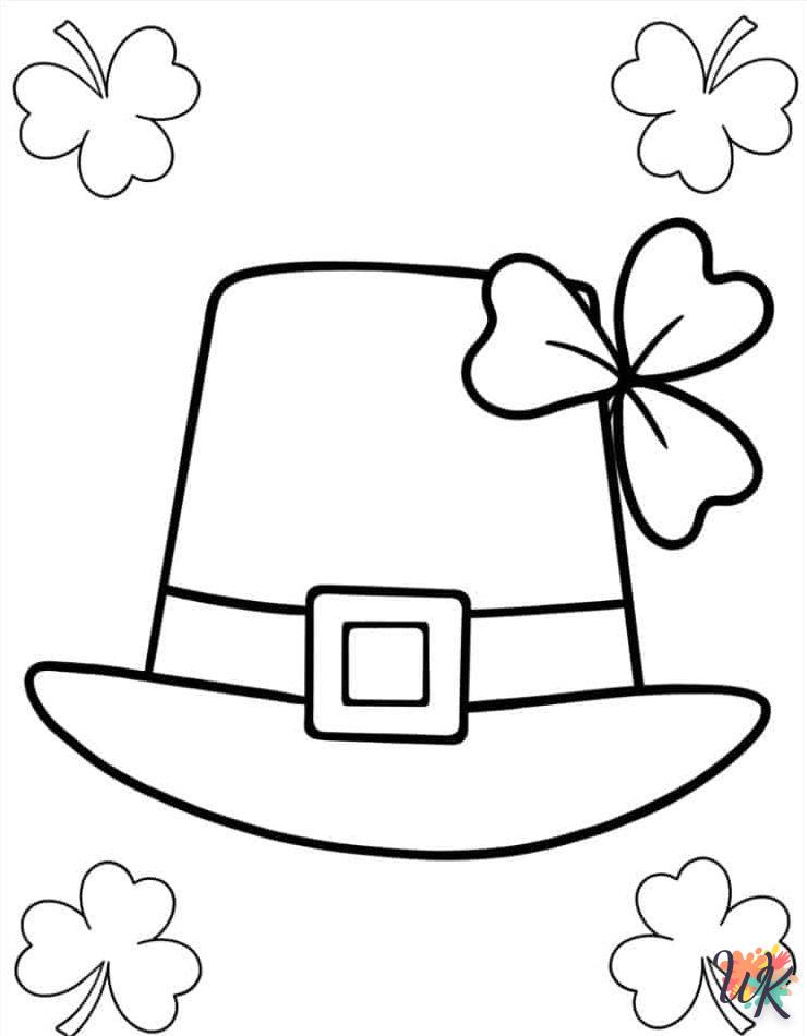 coloriage Saint Patrick  pour enfants à télécharger