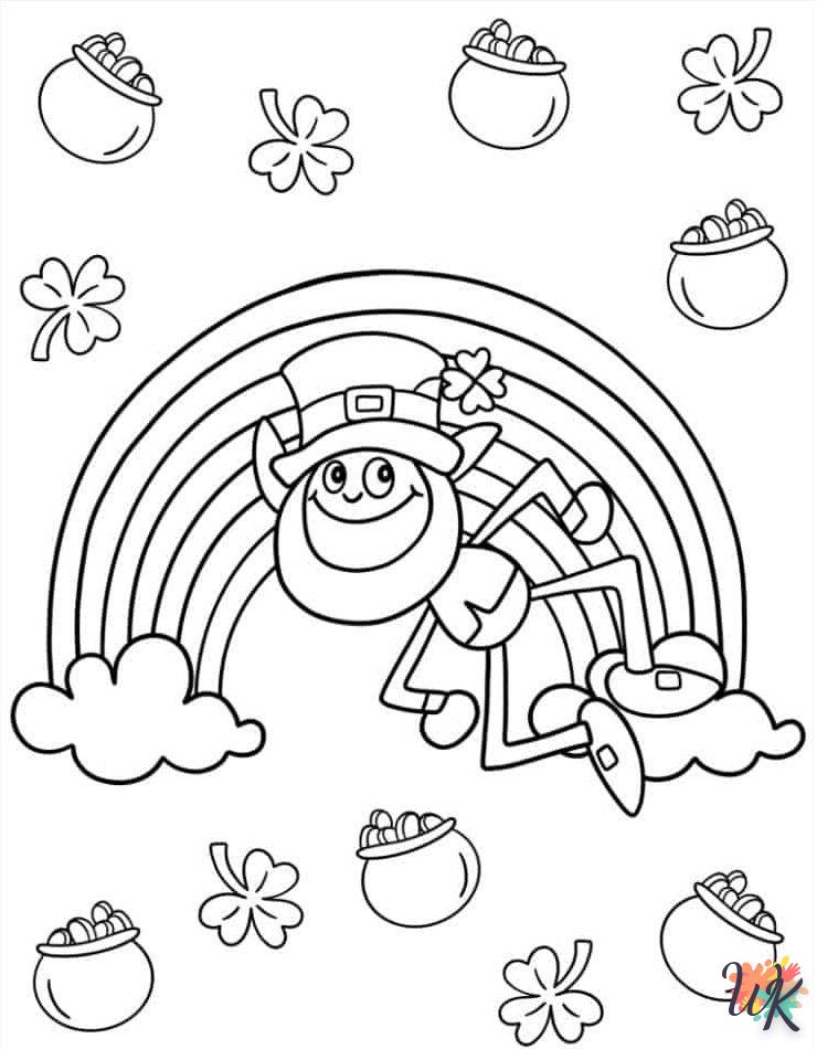 coloriage Saint Patrick  à imprimer pdf gratuit