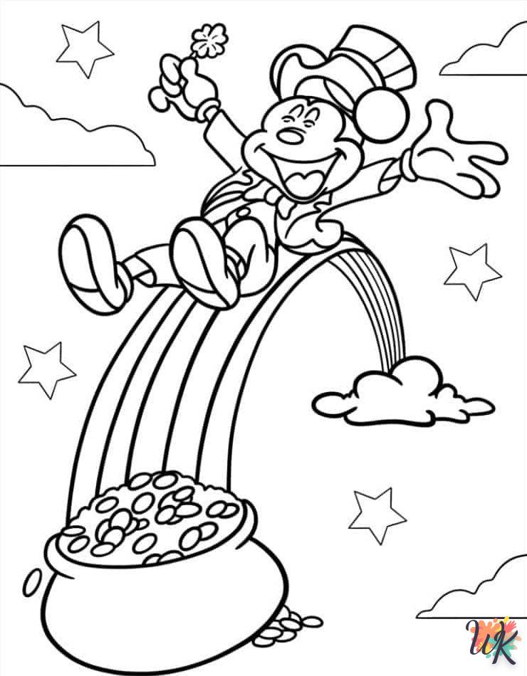 image de coloriage Saint Patrick  pour enfant