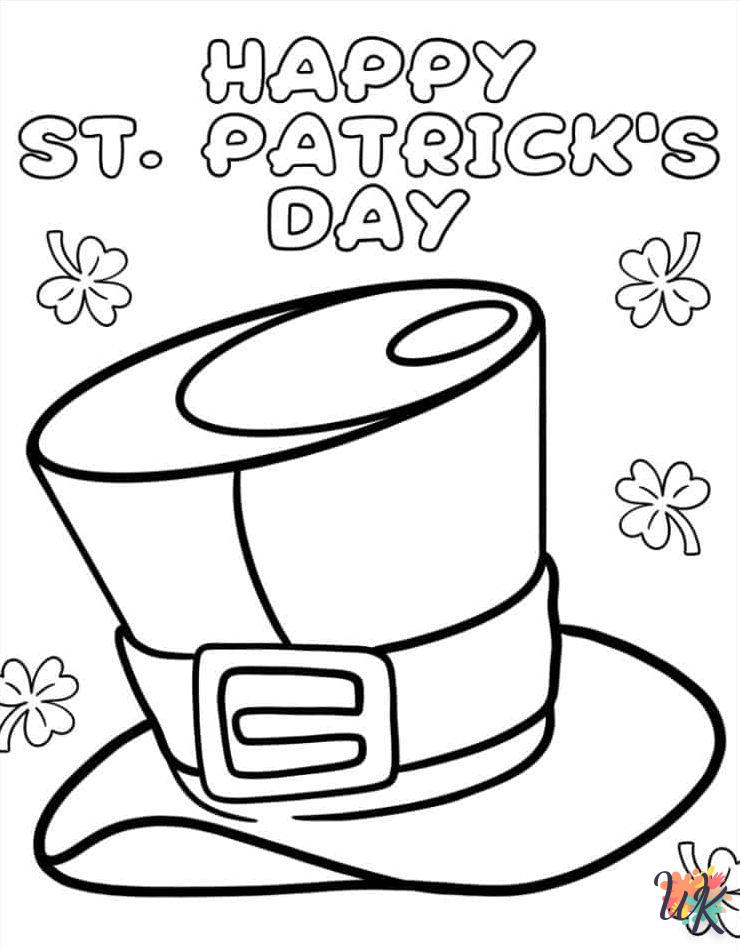 coloriage Saint Patrick  pour primaire