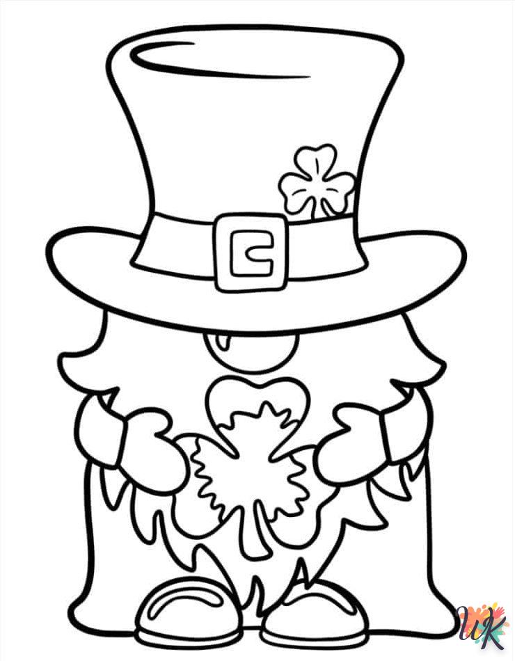 coloriage Saint Patrick  pour enfant à imprimer