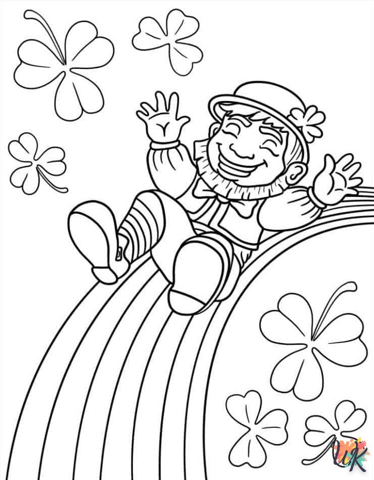 coloriage Saint Patrick  à imprimer pdf