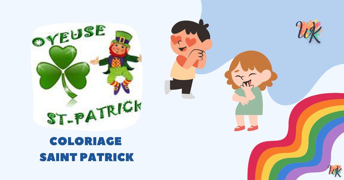 Coloriage Saint Patrick célèbre saint patron de l'Irlande 11 Coloriage Saint Patrick célèbre saint patron de l’Irlande