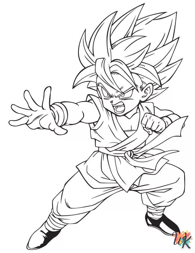 coloriage Sangoku  a telecharger