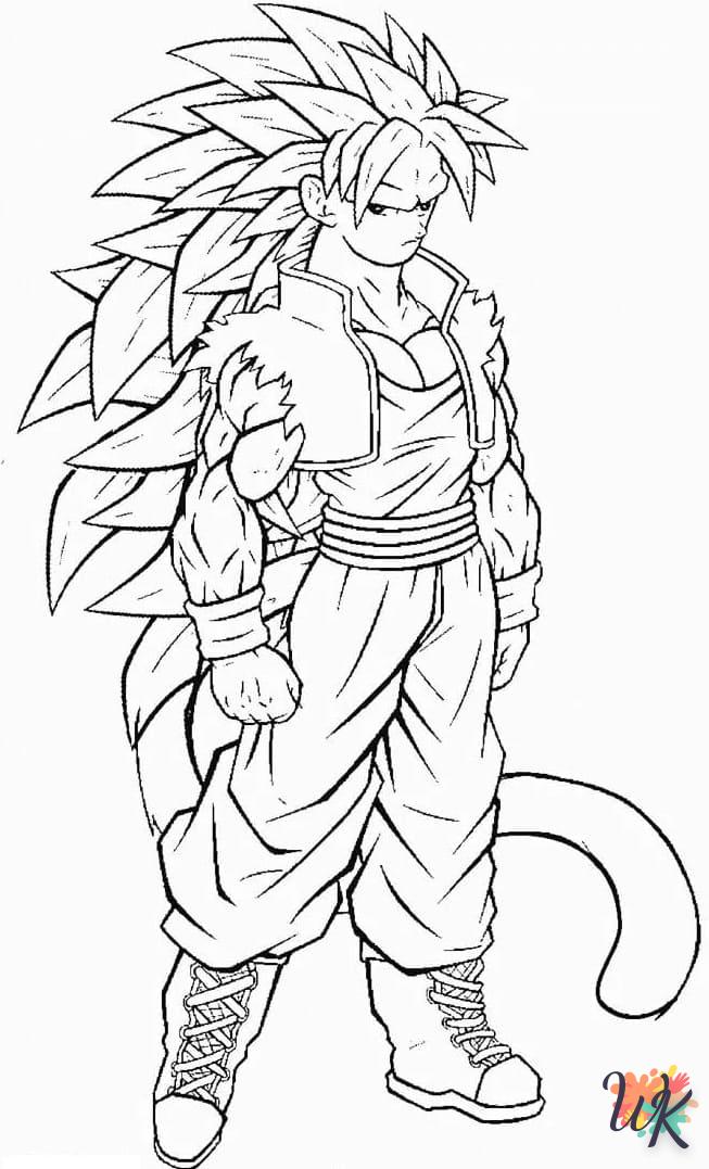 coloriage Sangoku  pour enfant de 10 ans