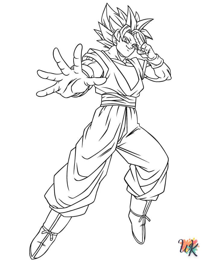 coloriage Sangoku  gratuit en ligne