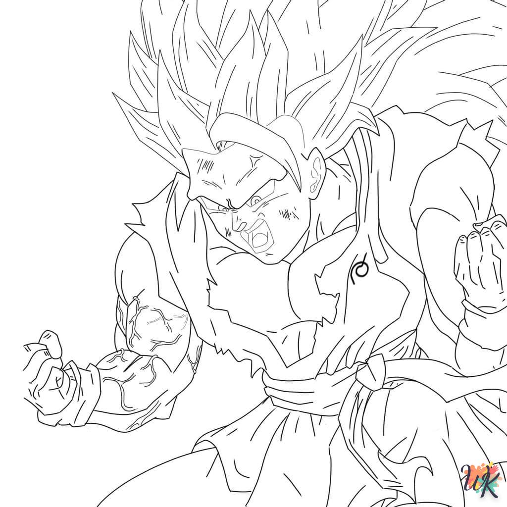 coloriage Sangoku  gratuit