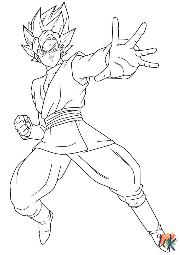 coloriage Sangoku  gratuit en ligne