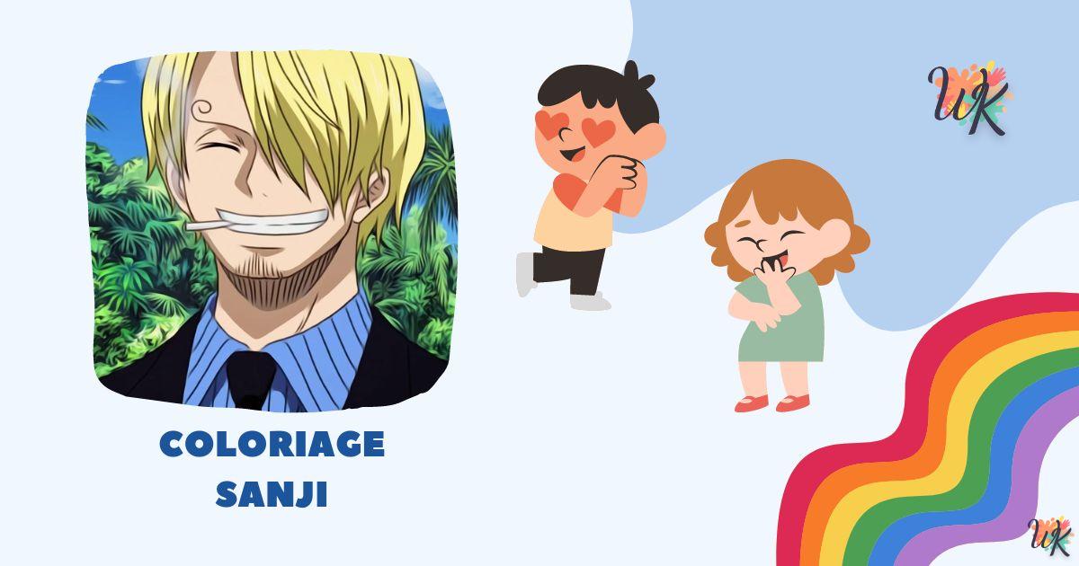 Coloriage Sanji Chef numéro un de la série animée Onepiece 6 Coloriage Sanji Chef numéro un de la série animée Onepiece
