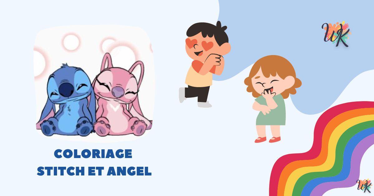 Coloriage Stitch et Angel peut être téléchargé gratuitement 7 Coloriage Stitch et Angel peut être téléchargé gratuitement