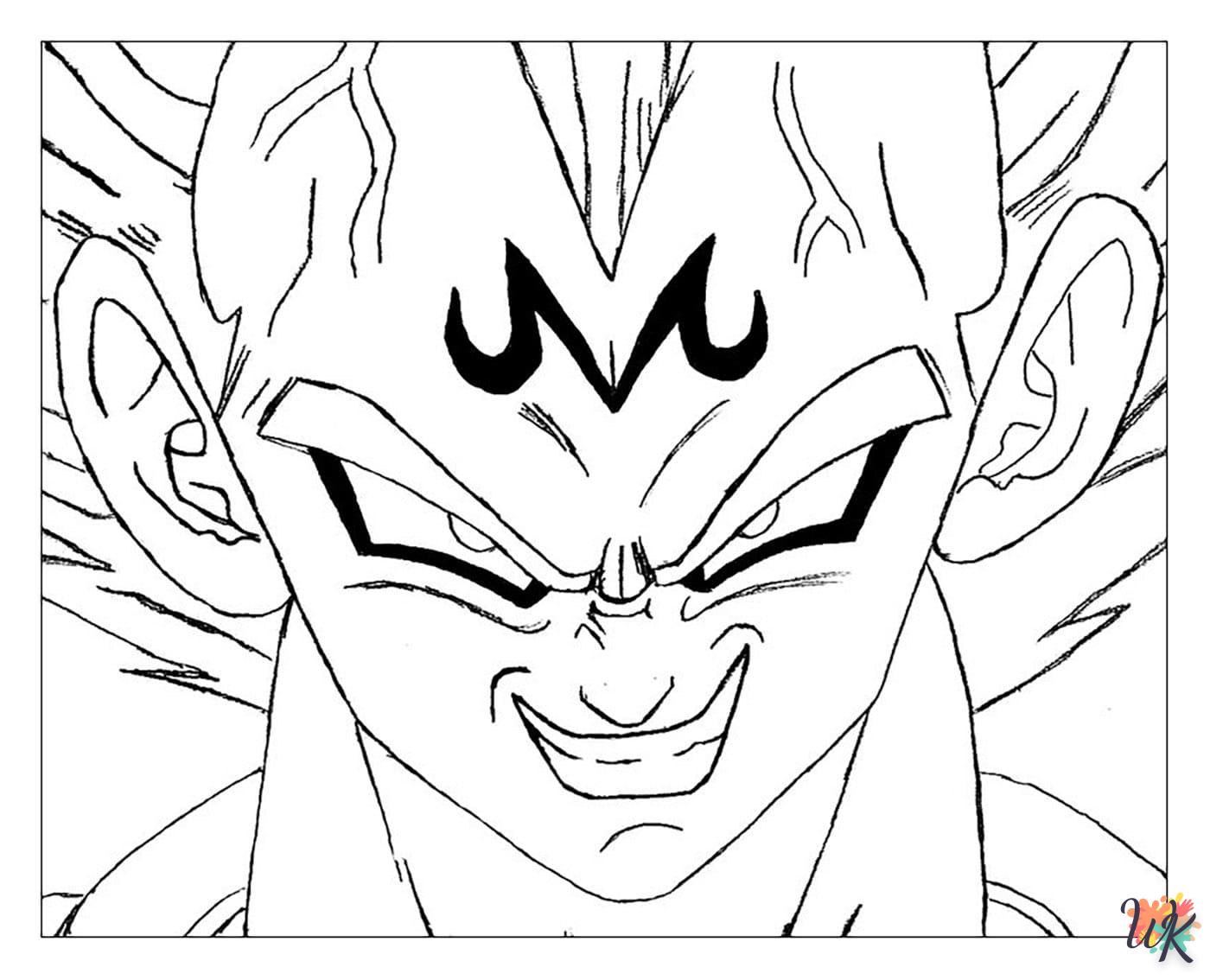 coloriage Vegeta  en ligne 8 ans