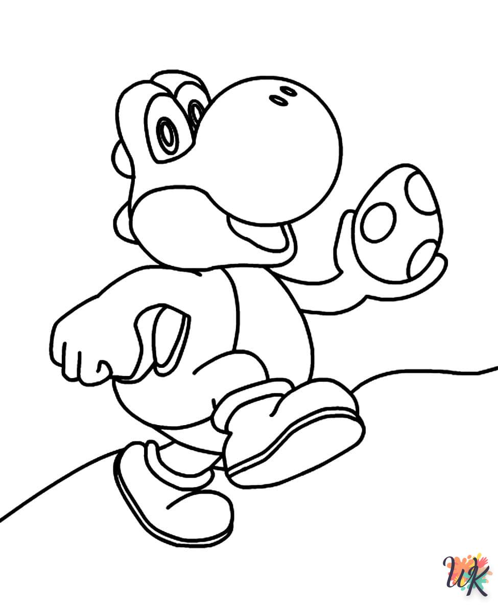 coloriage Yoshi  en ligne pour enfant