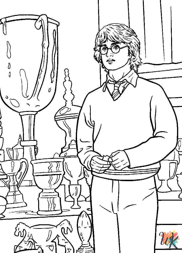 coloriage Harry Potter  en ligne gratuit pour 12 ans