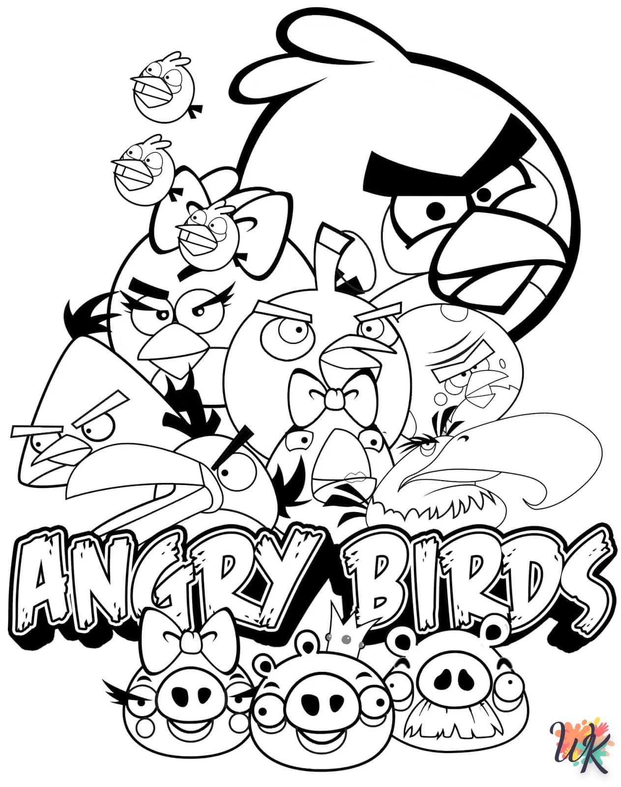 coloriage Angry Birds  en ligne