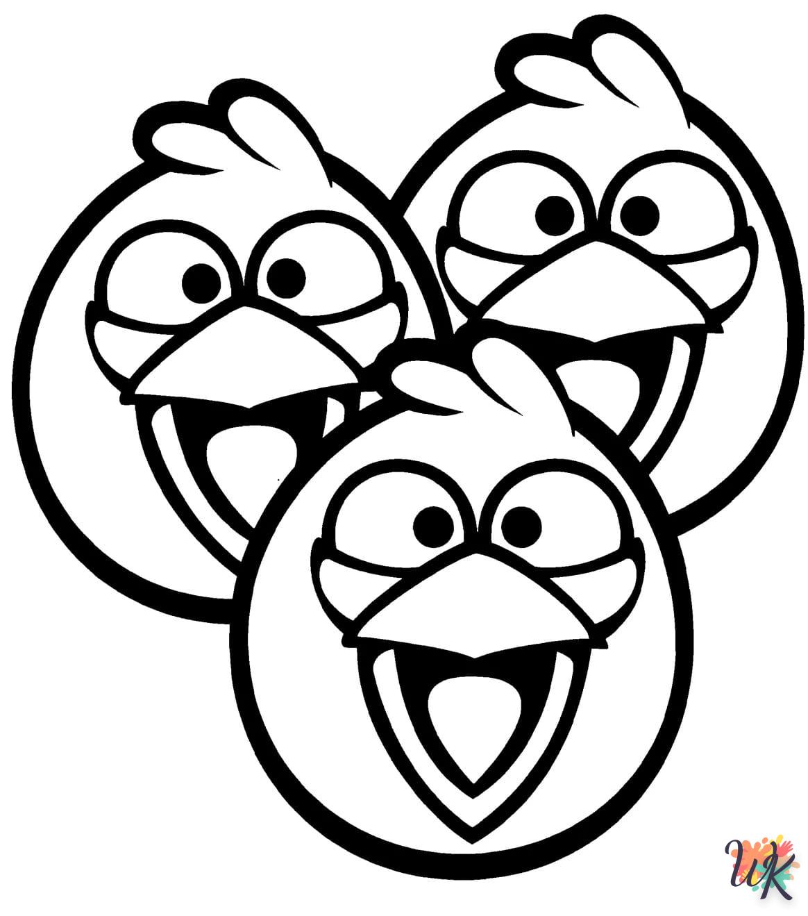 coloriage Angry Birds  sonic en ligne gratuit à imprimer