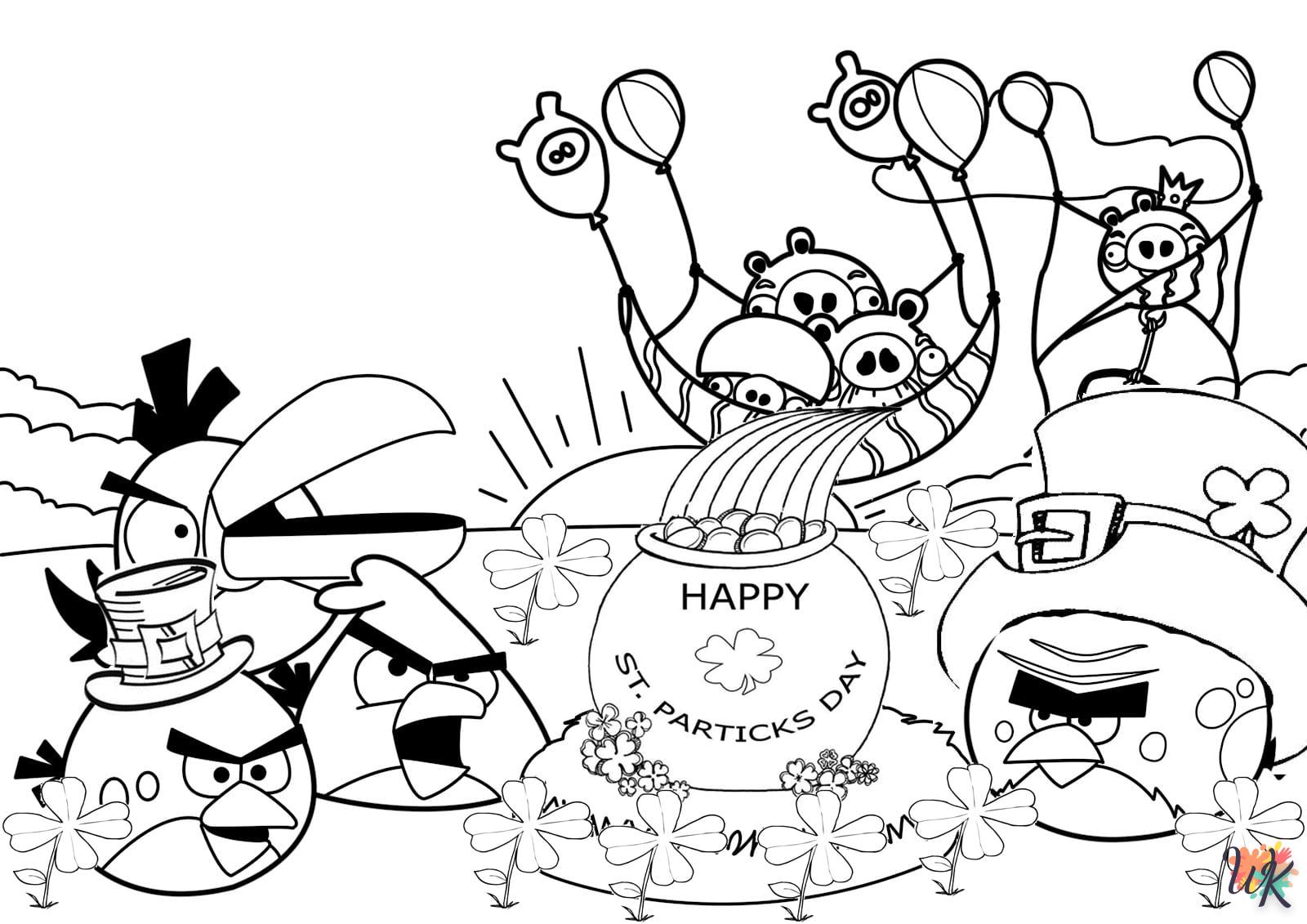 coloriage Angry Birds  en ligne pour enfant