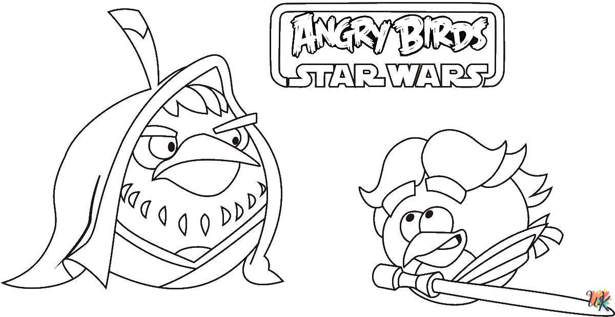 a imprimer coloriage Angry Birds  gratuit