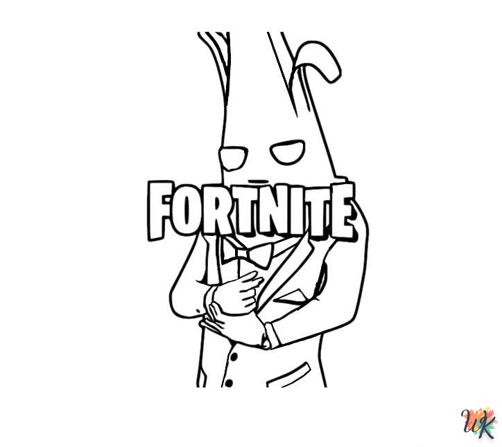 coloriage Fortnite Banane  en ligne gratuit