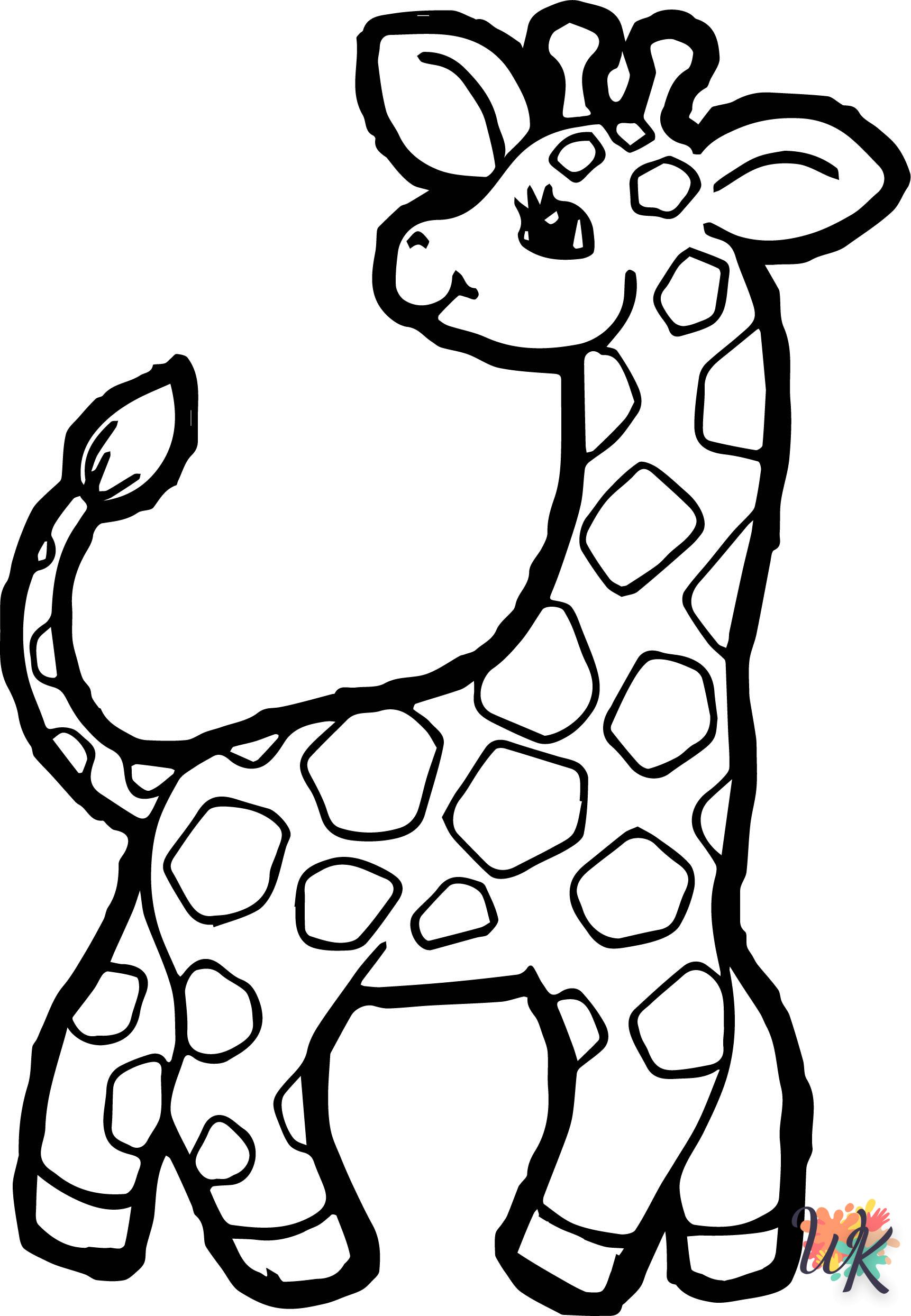 coloriage Girafe  en ligne