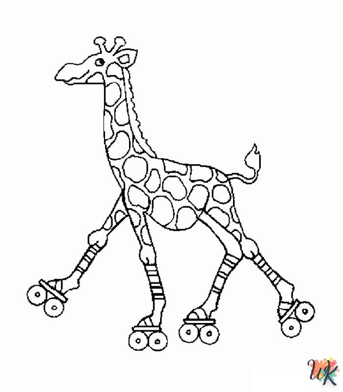 coloriage Girafe  pour enfant a imprimer