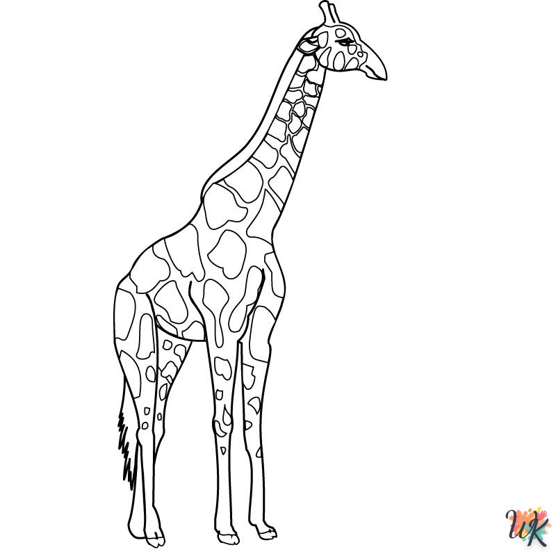 coloriage Girafe  a dessiner en ligne