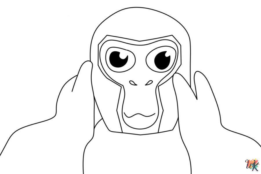 image pour coloriage Gorilla Tag  enfant