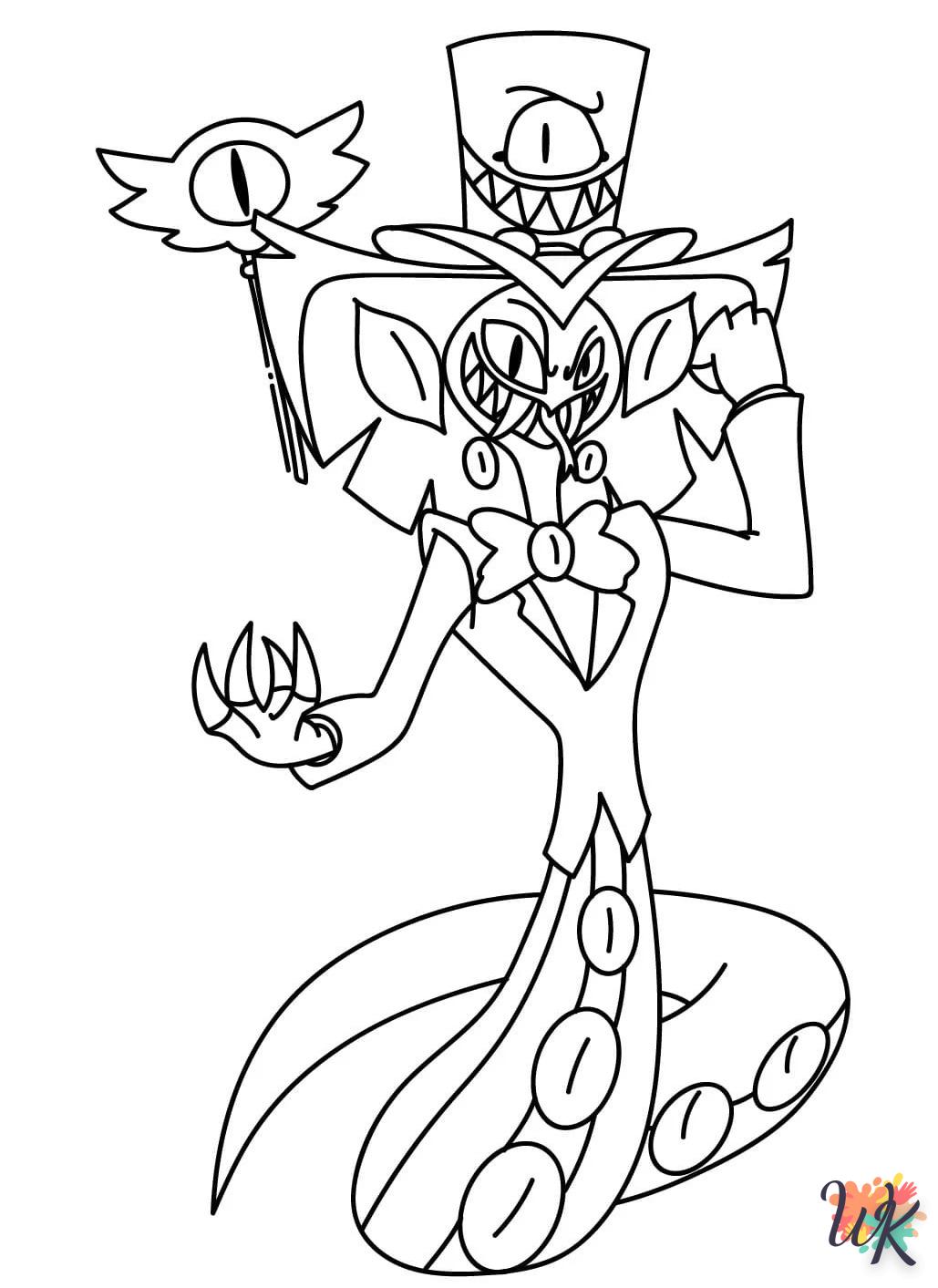 a imprimer coloriage Hazbin Hotel  gratuit