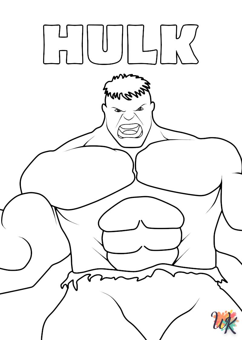 coloriage Hulk  à colorier en ligne