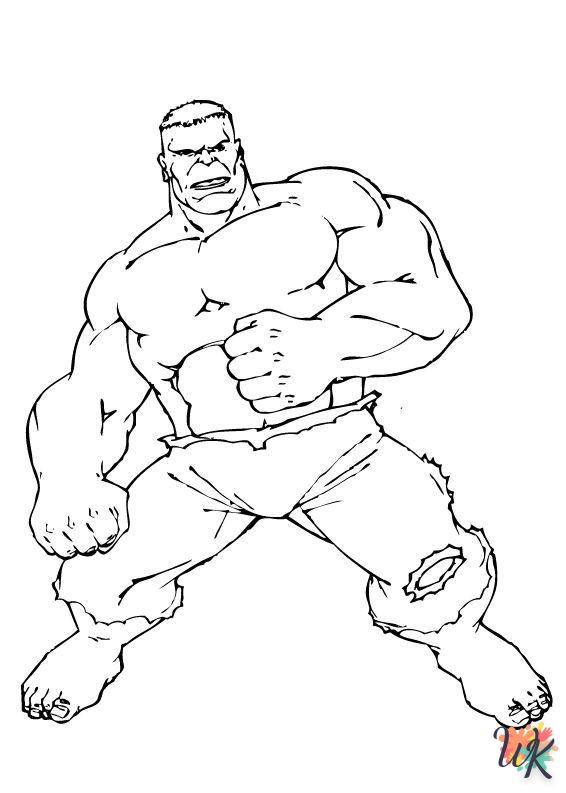 coloriage Hulk  à colorier en ligne