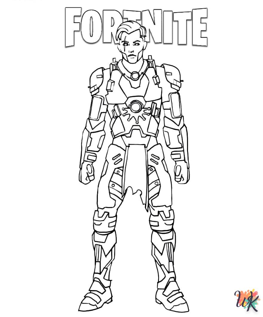 coloriage Midas Fortnite  de pour enfants