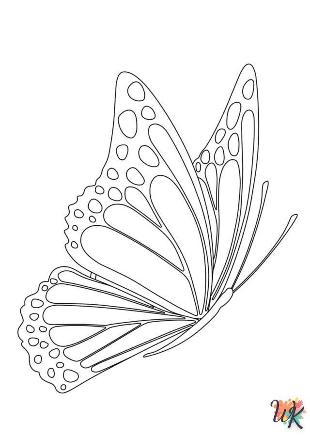 imprimer coloriage Papillon  gratuit