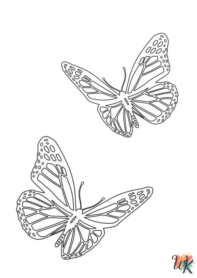 coloriage Papillon  enfant 5 ans à imprimer