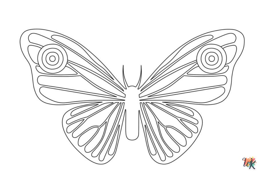 coloriage Papillon  gratuit en ligne