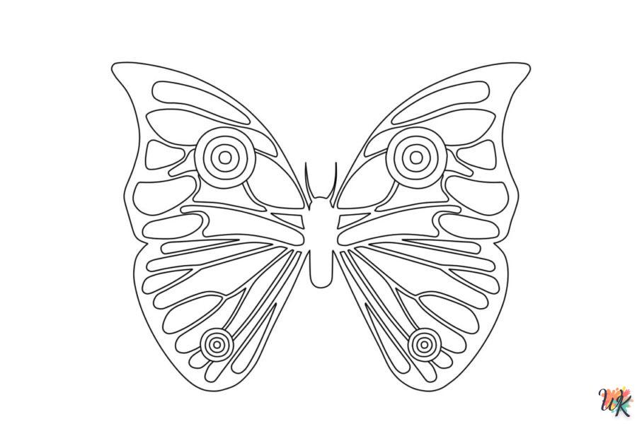 à imprimer coloriage Papillon