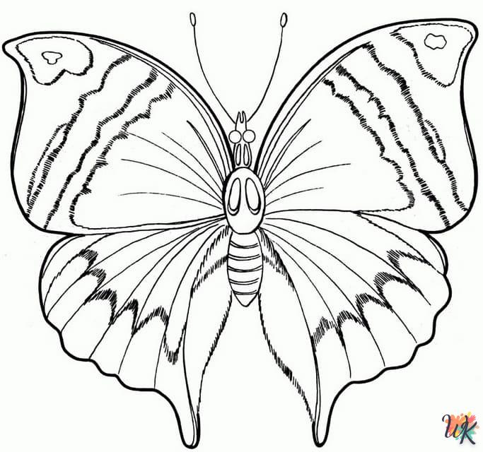 coloriage Papillon  enfant 3 ans a imprimer