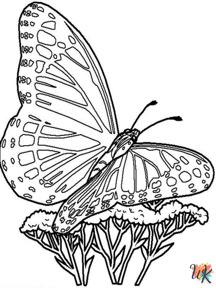 coloriage Papillon  enfant 2 ans a imprimer