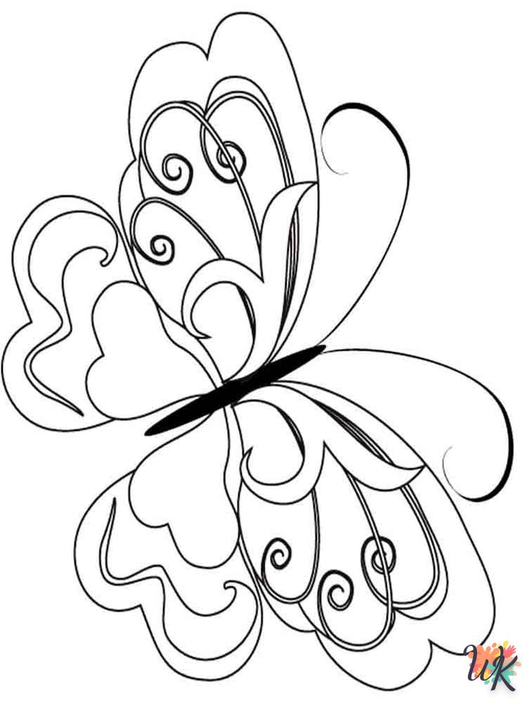 coloriage Papillon  sonic en ligne gratuit à imprimer