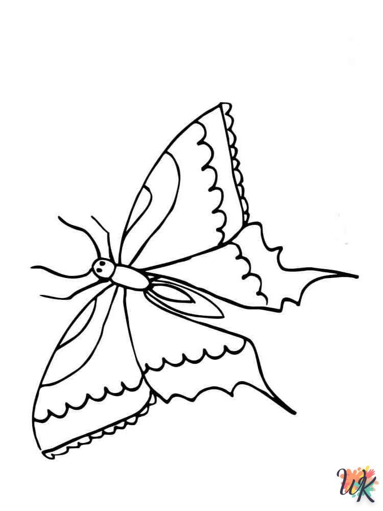 coloriage Papillon  bebe à imprimer gratuit