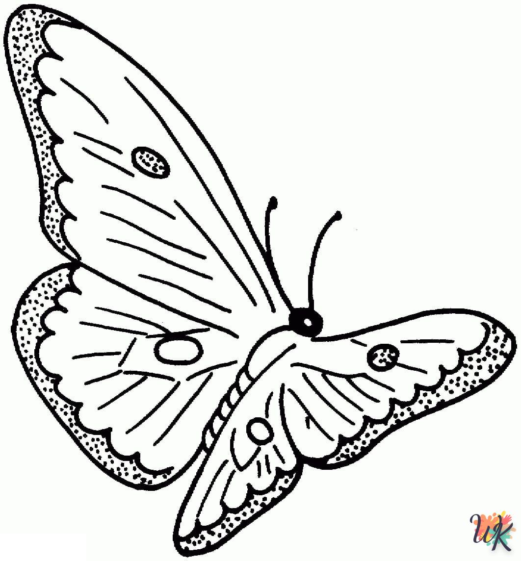 coloriage Papillon  gratuit en ligne