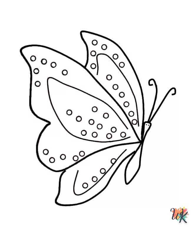 coloriage Papillon  pour enfants à imprimer