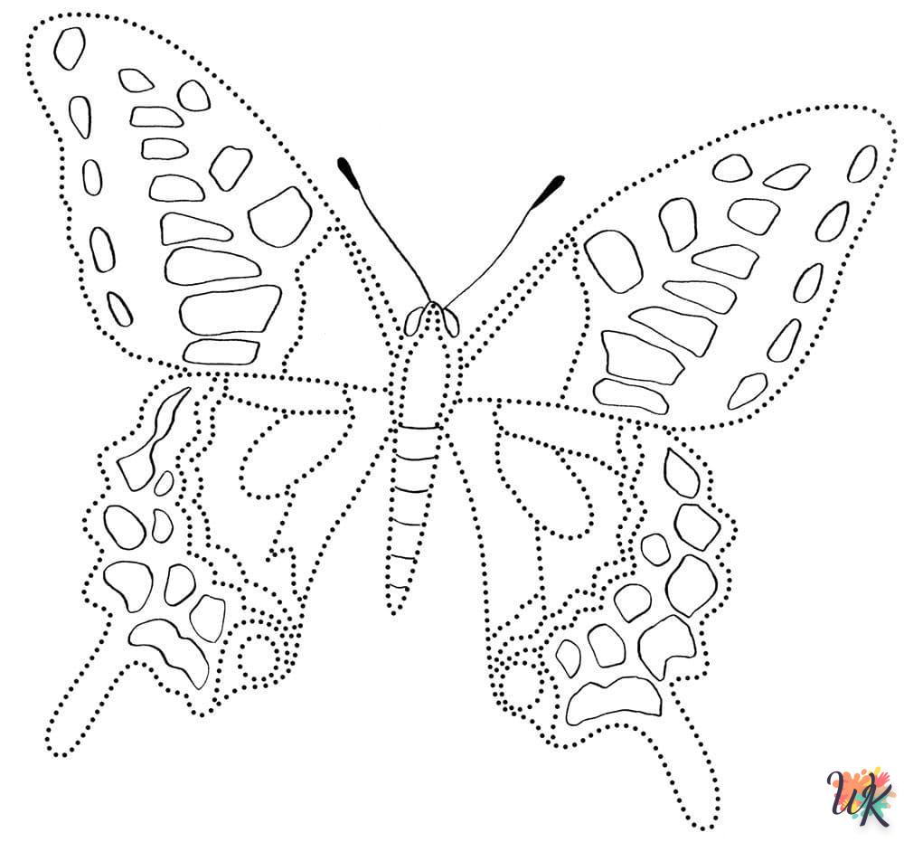 coloriage Papillon  en ligne 8 ans