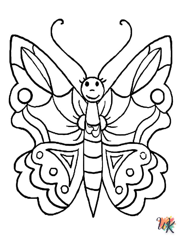 coloriage Papillon  en ligne adulte gratuit